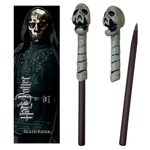 Ручка и закладка Harry Potter Death Eater Wand - skull (Гарри Поттер) - фото 1