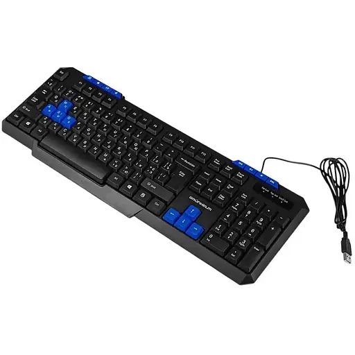 Клавиатура компьютерная Grunhelm KB-606WD проводная игровая (126866)