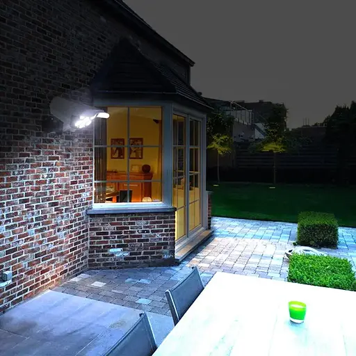 Вуличний накладний світильник Jianlips JLP2178 Сонячна батарея Ліхтар прожектор з пультом Білий/Чорний - фото 5