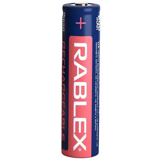 Литий-ионный аккумулятор 18650 Rablex 800 mAh 3.7 V Li-ion Original Синий - фото 1