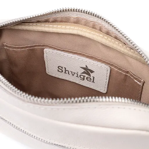 Класична жіноча сумка крос-боді Shvigel з натуральної шкіри 21х13.5х5 см sum0027036 - фото 8
