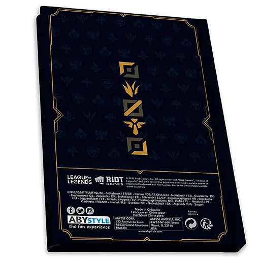 Подарунковий набір League of Legends Hextech : склянка, блокнот А6 та значок - фото 3