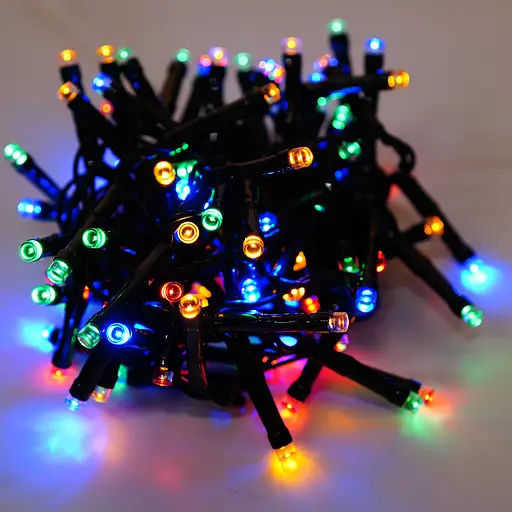 Гірлянда електрична Luca lighting 100 LED ламп 2 м різнокольорова - фото 5