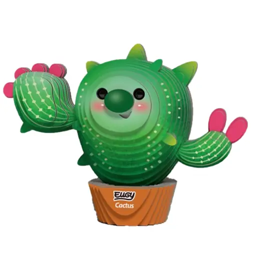 Сборная 3Д модель Eugy Зоопарк: Кактус (XEG-130) - фото 1