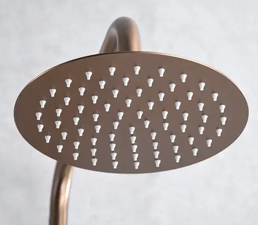 Верхний душ 300 мм Imex розовое матовое золото RDN003/ORC, Теплый закат - фото 2