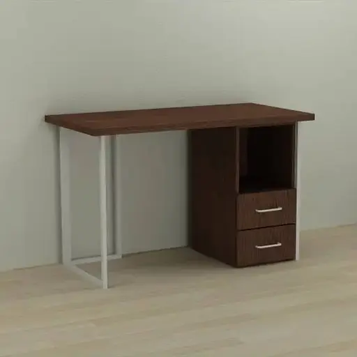 Компьютерный стол Ferrum-decor Отто 75x100x60 белый ДСП Венге 32мм (FRD-105997)