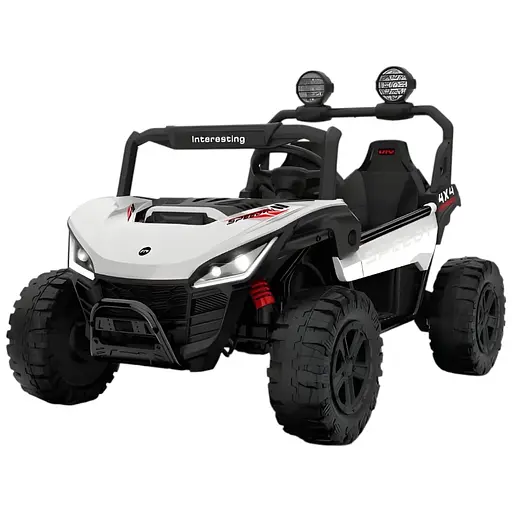 Електромобіль дитячий Bambi M 6205EBLR-1 24V 45W 12V7AH USB EVA Bluetooth Білий