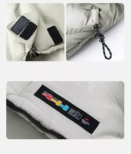 Спальный теплый мешок Naturehike M300 до -13C Справа молния (R) - фото 9