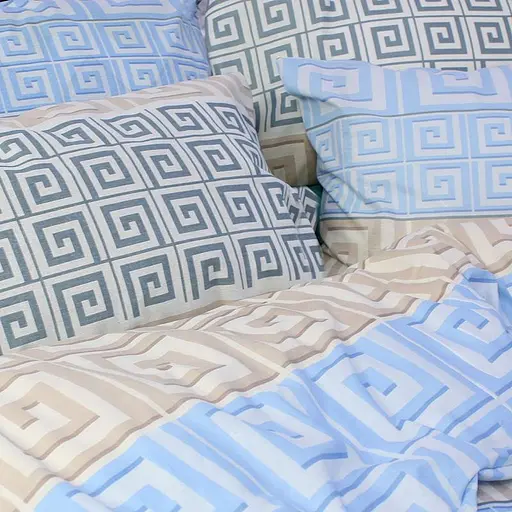 Семейный постельный комплект бязь голубого цвета 328168 - фото 3