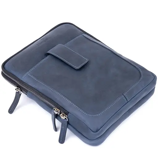 Кожаная сумка мужская SHVIGEL 20х26,5х4,5 см sum0013958 - фото 3