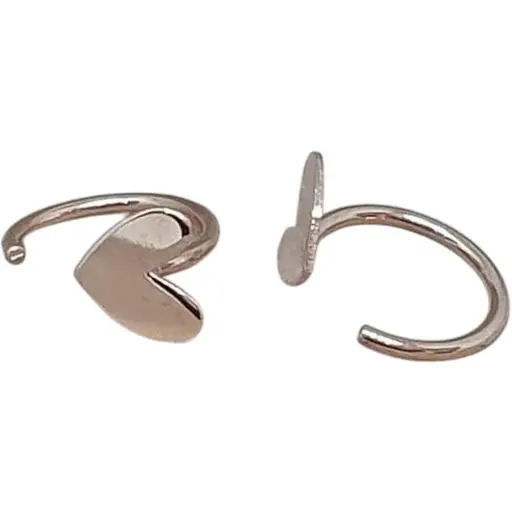 Золоті сережки-пуссети Favoritum Серця. 210186