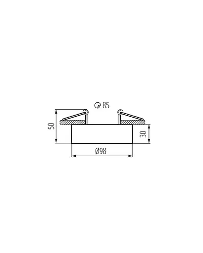 Точечный светильник Kanlux 28783 Mini Bord DLP-50-B - фото 2