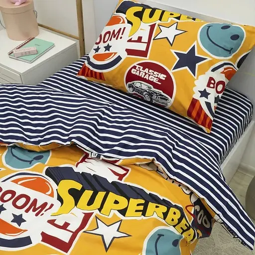 Комплект постільної білизни Viluta підлітковий ранфорс 24271 100% бавовна - фото 3