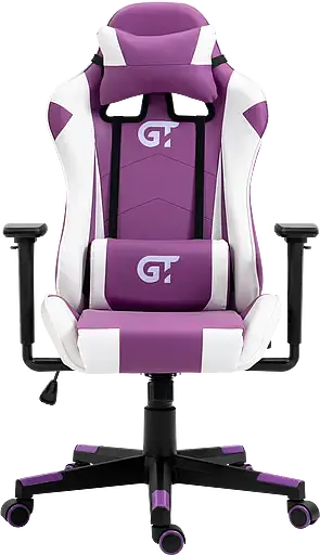 Геймерское детское кресло GT Racer белое с фиолетовым (X-5934-B Kids White/Violet) - фото 3