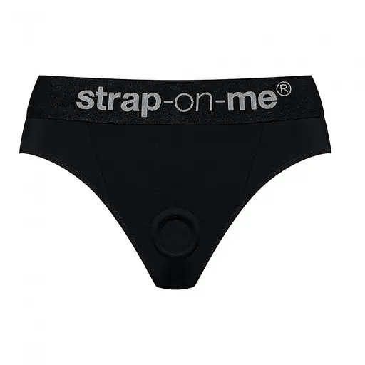 Трусики для страпона Strap-On-Me Heroine Harness M черный - фото 2