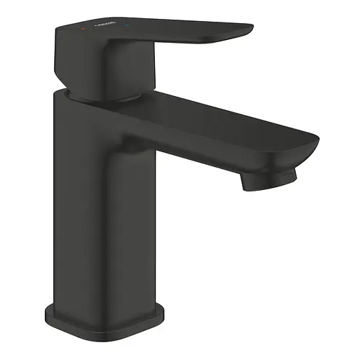 Змішувач для умивальника S-розміру Grohe Cubeo 1017322430 Чорний матовий - фото 1