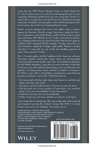 Gold Medal Strategies. Business Lessons From Americas Miracle Team - фото 2