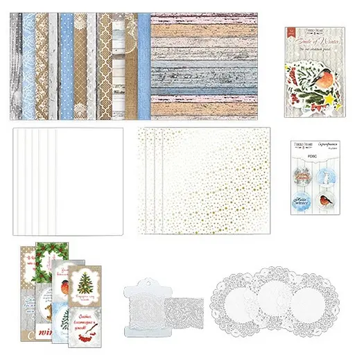 Набор для создания открыток Новогодние пожелания FDGCK-001 в ассортименте - фото 2