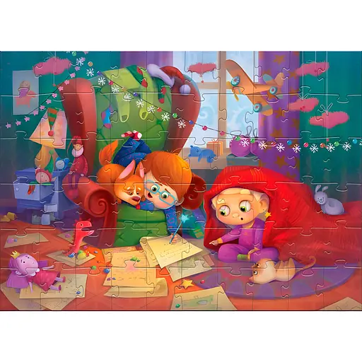 Новогодний пазл Dodo 300574 “Письмо Санте” - 60 деталей - фото 2