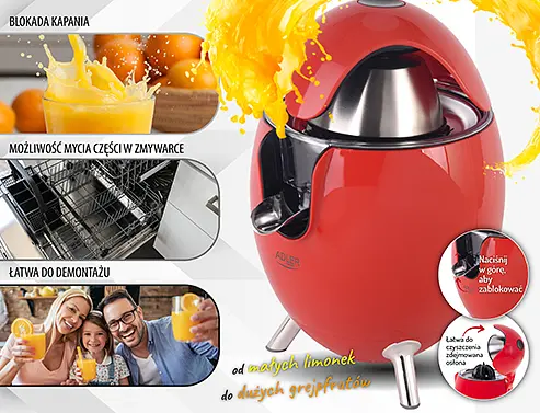 Соковижималка для цитрусових Adler AD 4013 - фото 9