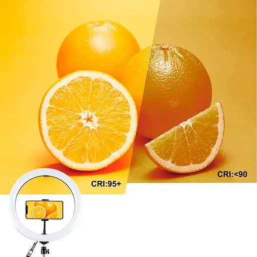 Кільцева LED лампа Puluz PKT3050EU 12"+ штатив 1,1 м - фото 3