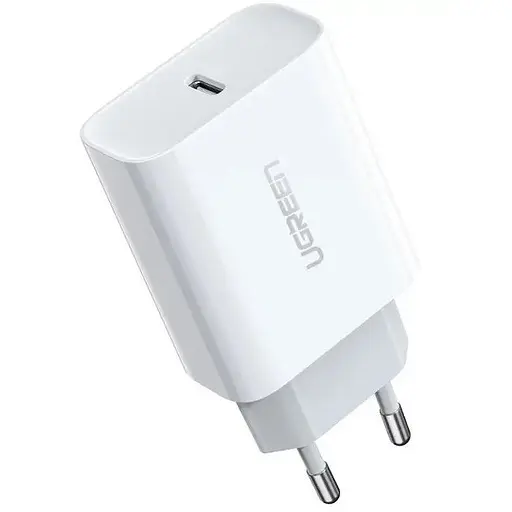Зарядное устройство для Ugreen CD137 Type-C PD 20 W Charger белое