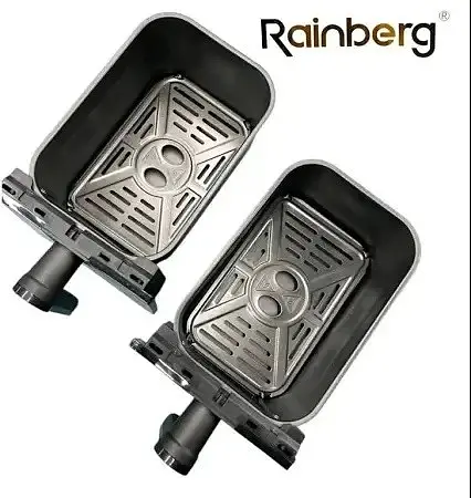 Аэрофритюрница безмасляная Rainberg RB-2290 на 2 контейнера по 6.5л с сенсорным управлением 4200Вт - фото 3