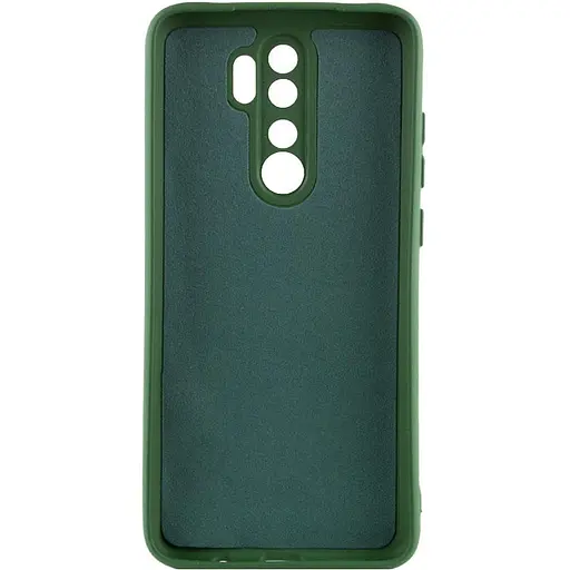 Чохол TPU GETMAN Liquid Silk Full Camera для Xiaomi Redmi Note 8Pro Зелений / Dark green - фото 2