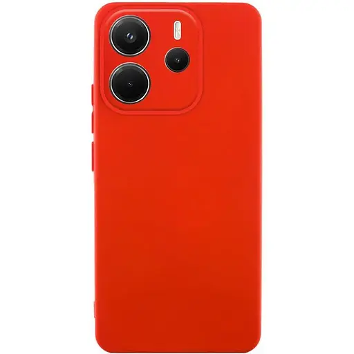 Чохол Lakshmi Silicone Cover Full Camera (AAA) для Xiaomi Redmi Note 14 4G (Int. version) Червоний / Red