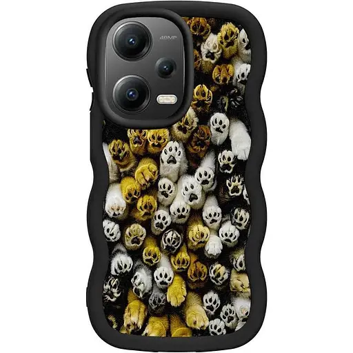 Чохол TPU Cloudy Pictures для Xiaomi Poco X5 5G / Redmi Note 12 5G Paws