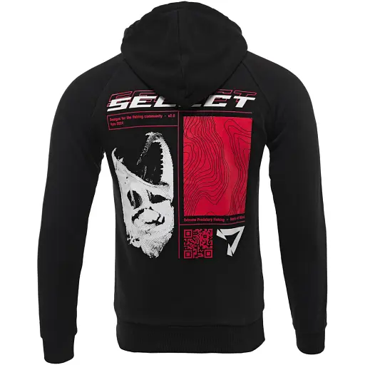 Реглан Select Hoodie Lines Fish XL Black - фото 2