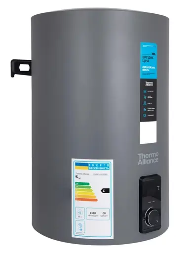 Водонагрівач електричний Thermo Alliance, 2 кВт, сухий ТЕН, 80 вертикальний, циліндричний, сірий (D80V20J3(D)KG) - фото 2