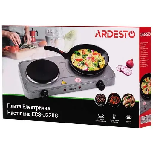 Настільна плита Ardesto ECS-J220G - фото 2