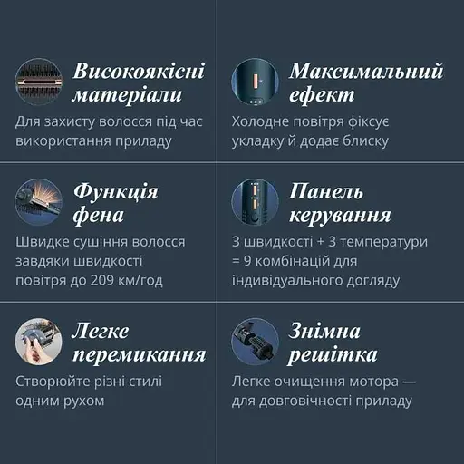 Фен-щітка Rowenta UB9720E0 - фото 16