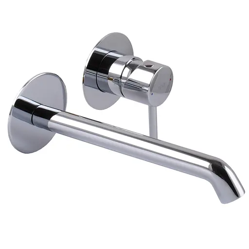 Змішувач для умивальника TOPAZ LOFT TLF 32235-H39-C вбудований у стіну латунний для ванної кімнати стильний і надійний - фото 4