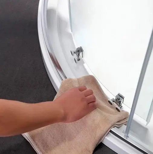 Душевая кабина Dusel A-511 90x90x190 прозрачная, Универсальная, прозрачная, хром, 90x90 - фото 5