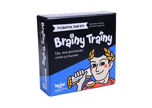 Настільна гра Brainy Trainy Brainy Trainy Розвиток пам'яті (укр.) (УКР059)