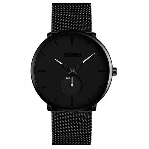 Чоловічий наручний годинник Skmei 9185 Design Black - фото 2