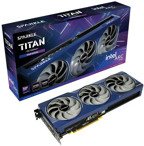 Видеокарта SPARKLE Intel Arc B580 TITAN OC 12Gb (SB580T-12GOC) (GDDR6, 192 bit, PCI-E v4.0 x8) - фото 7