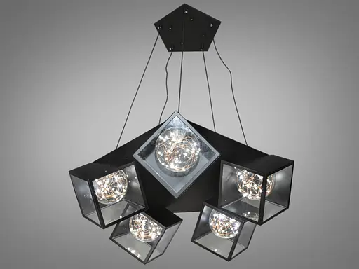 Креативная, высокотехнологичная, волшебная светодиодная люстра в стиле Loft, - фото 2