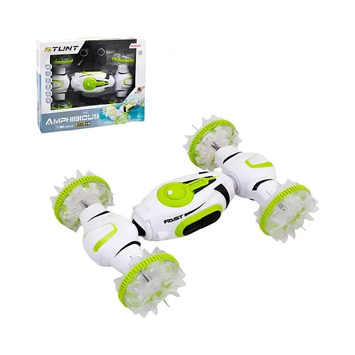 Машинка 666-808SDA-02 трюкова р к 4х4 35 см два пульти браслет та класичний світло акумулятор - фото 2