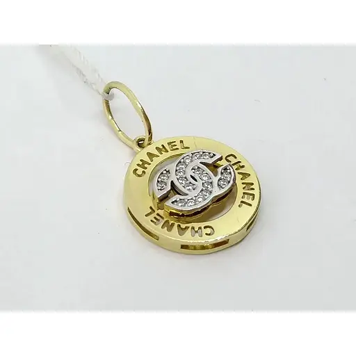 Золота підвіска Столична Ювелірна Фабрика з фіанітами. 423223Ж - фото 2