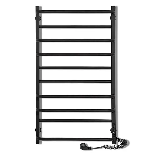 Електрична рушникосушарка Laris Зебра Комфорт ЧФЧ10 500x900 Е права R3 73207639, Чорний матовий, Праве, Електронний - фото 2