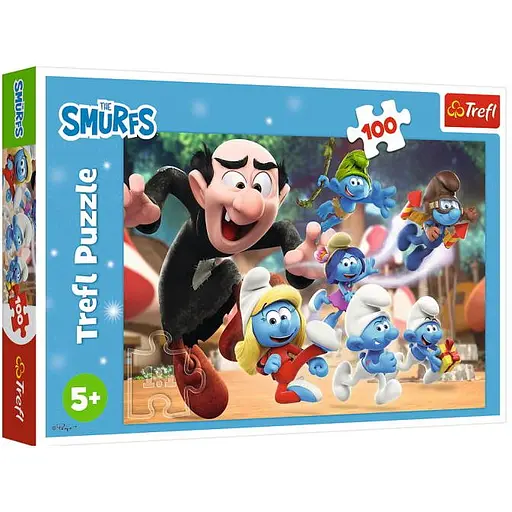 Пазл Trefl Уроки папы Смурфа Смурфики 100 эл. (16481)