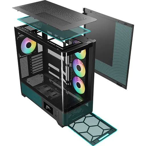 Корпус GAMDIAS ATLAS P2 CG Black (4711514501025) - фото 11