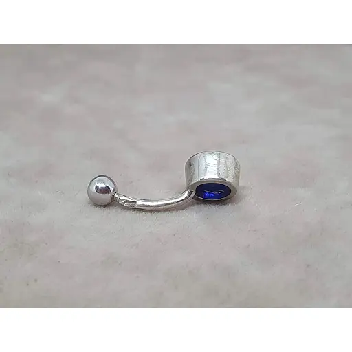 Срібна сережка для пірсингу пупка Silvex 925. ПР2ФС/030.1 - фото 3