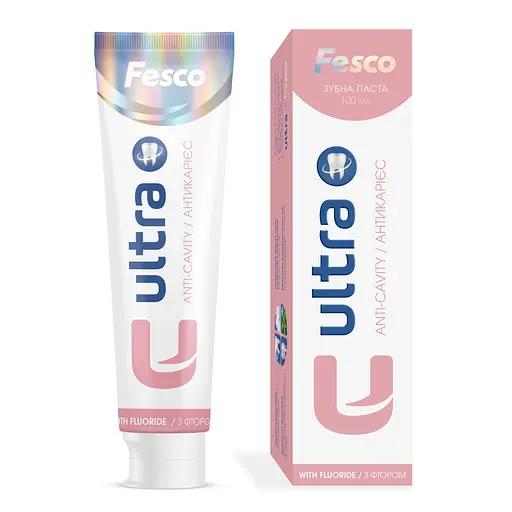 Зубна паста Fesco Ultra Anti-cavity 100 мл - фото 2