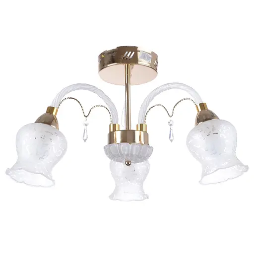 Люстра потолочная Brille с подсветкой LED E27 40W G (LK-509S/3)