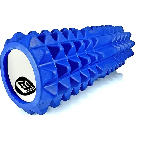 Масажний ролик EasyFit Grid Roller 33 см v.1.2 Синій (EF-2022-BL) - фото 1