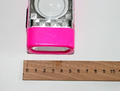 Светодиодный фонарик HL-1789 розовый компактный аккумуляторный ручной LED - фото 8